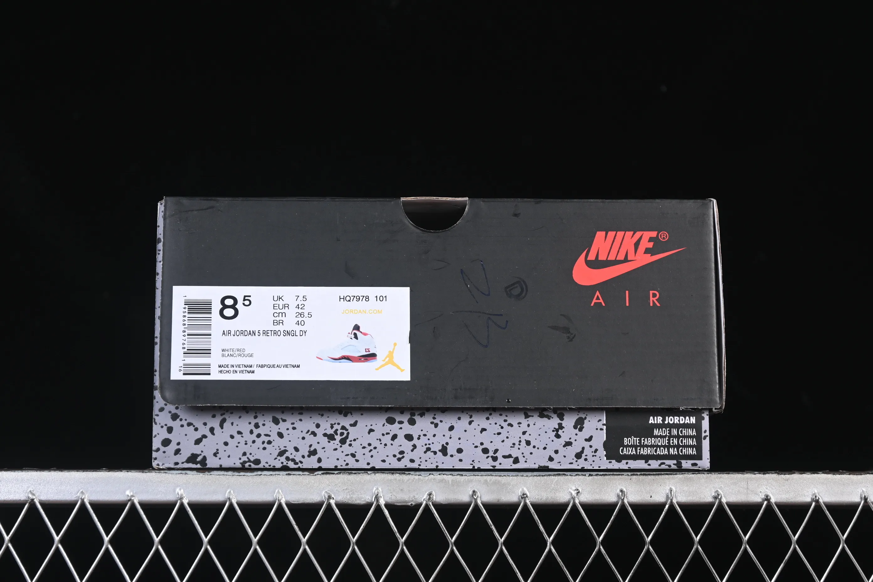 All categories Air Jordan Jordan series basketball shoes Air Jordan 5 Air Jordan 5 Retro "Fire Red Black Tongue" AJ5 Joe 5 Rukawa Maple Flame Red first layer basketball shoes HQ7978-101